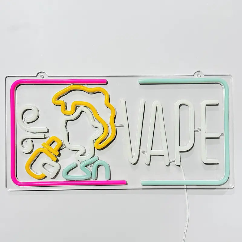 Vape Neon Sign For Vape Shop Decoration