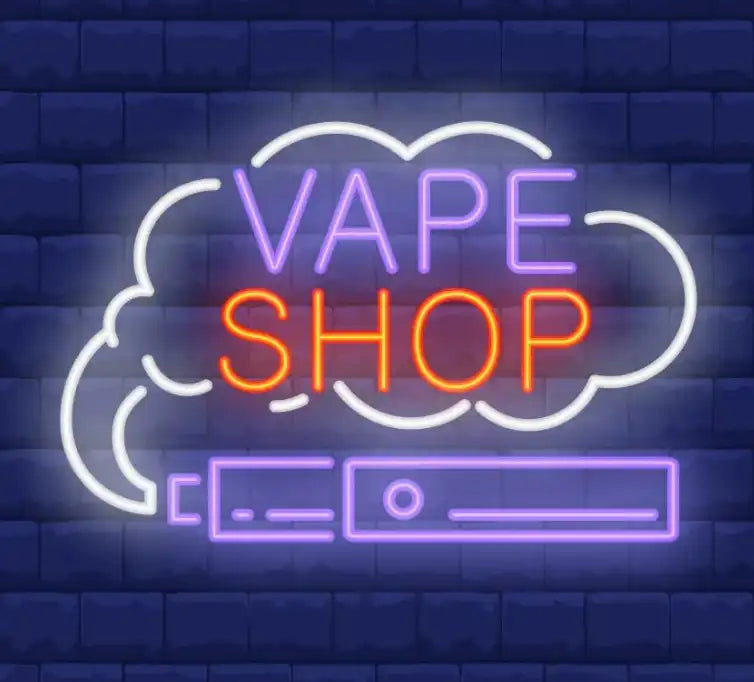 Vape Shop LED Neon Sign Cloud design